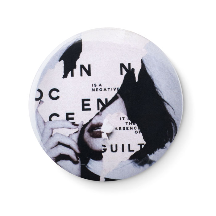 PIN OPENER - Magnet-Badge mit Kapselheber