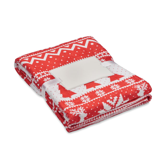 TOSTI - RPET-Fleece-Decke 190 g/m² - Rot