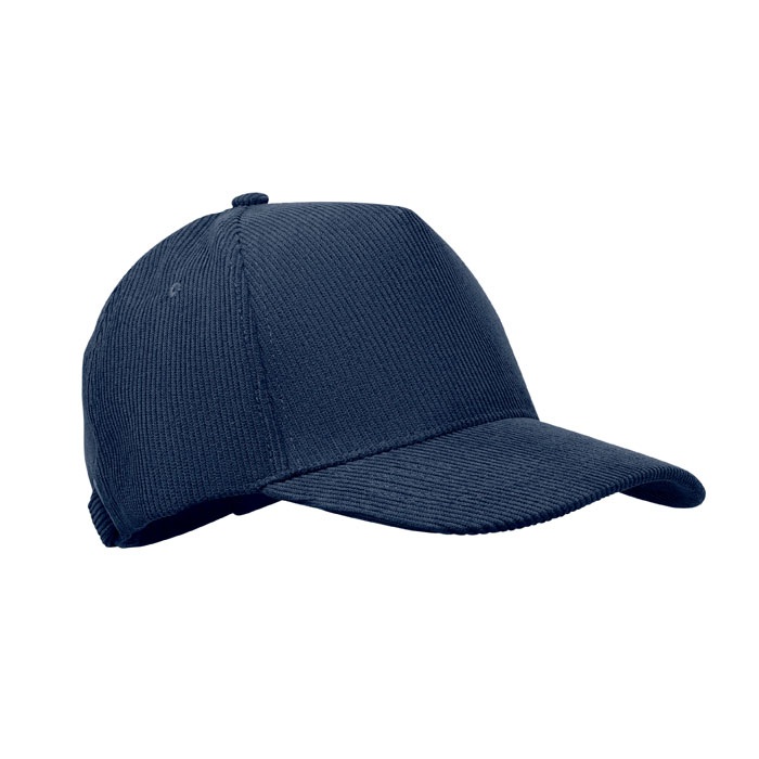 WALE - Baseball Kappe 5 Panels Cord - Blau