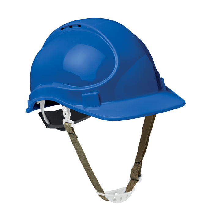 HELM - Bauhelm/Arbeitsschutzhelm ABS - Königsblau