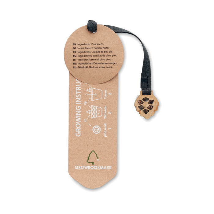 GROWBOOKMARK™ - Lesezeichen Kiefersamen