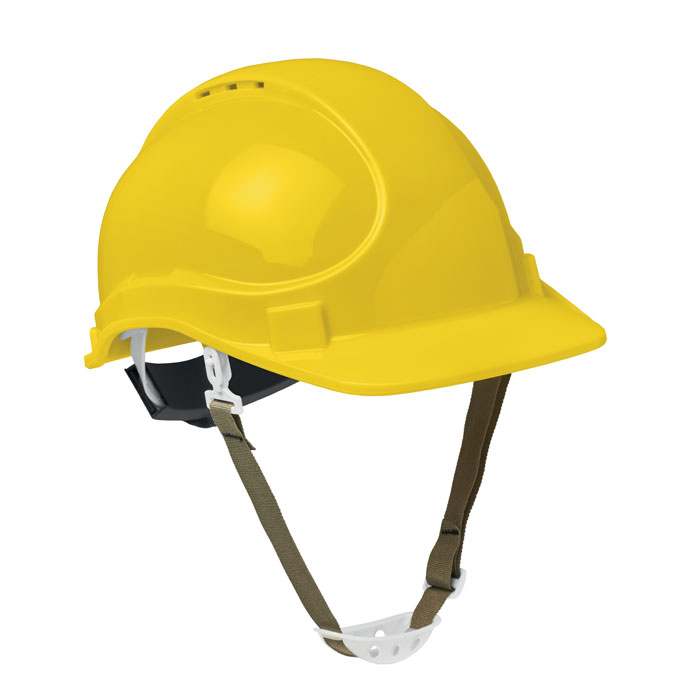 HELM - Bauhelm/Arbeitsschutzhelm ABS - Gelb