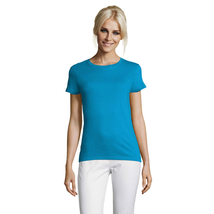 REGENT WOMEN - REGENT DAMENT-SHIRT 150g - Aqua