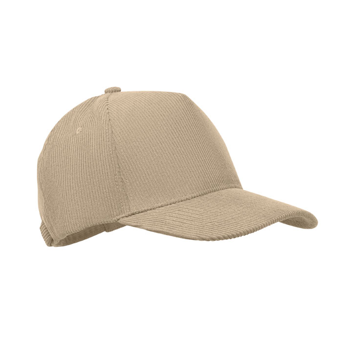 WALE - Baseball Kappe 5 Panels Cord - Beige