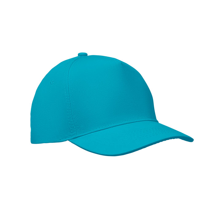 SUNNY - Baseball cap 5 panels 180gr - Türkis