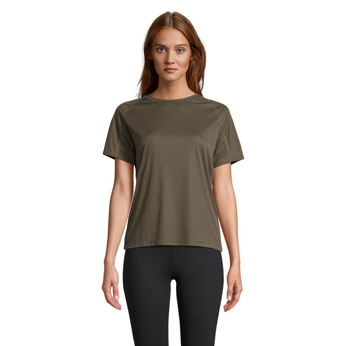 VORTEX WOMEN - VORTEX WOMEN RAGLAN T-SHIRT - Army