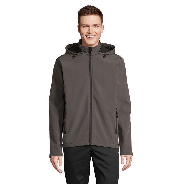 RACE HOODED MEN - RACE HERREN-KAPUZENJACKE - Anthrazitgrau