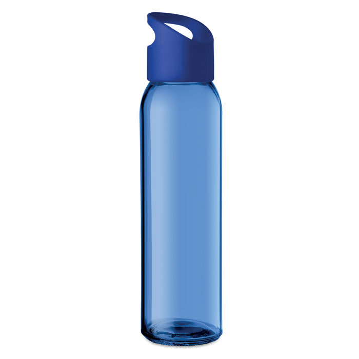 PRAGA - Trinkflasche Glas 470 ml - Königsblau