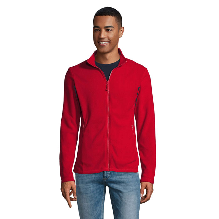 NORMAN MEN - NORMAN HERREN FL JACKE 220g - Red