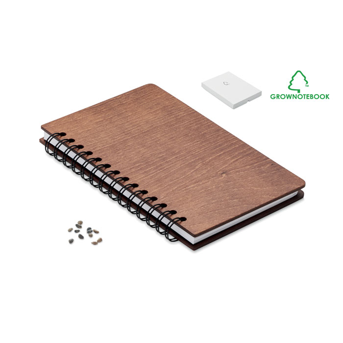 SAVAGE - DIN A5 Notizbuch GROWBOOK™ - Braun