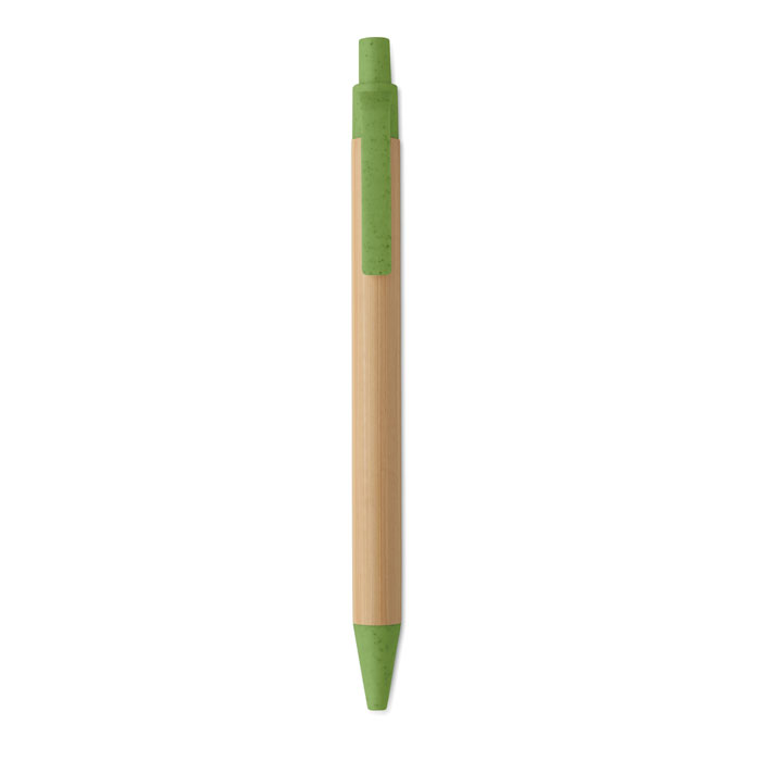 ITEA COLOUR - Druckkugelschreiber mit Bambus