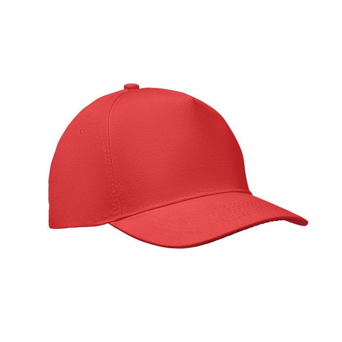 SUNNY - Baseball cap 5 panels 180gr - Rot
