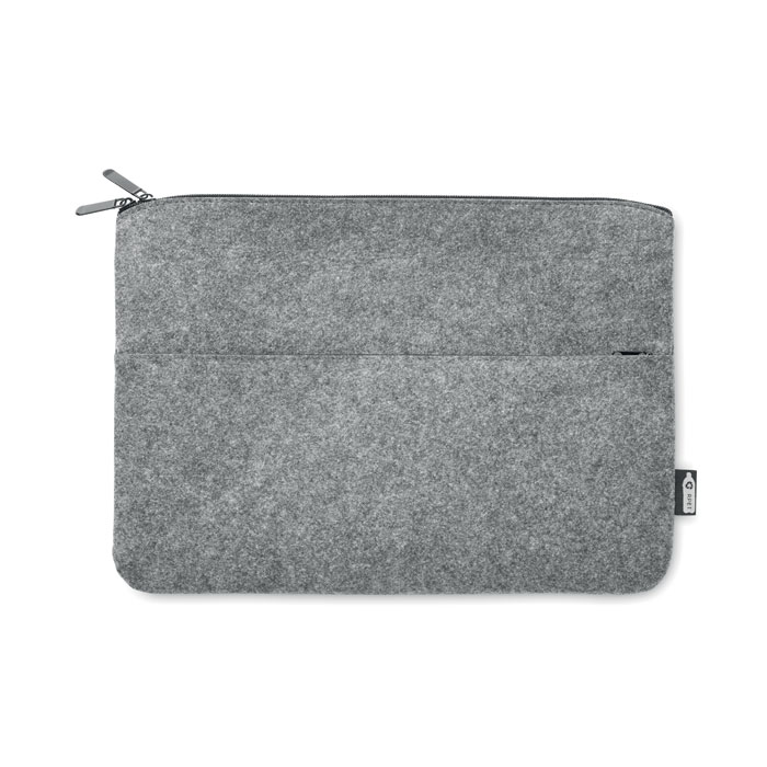TOPLO - Laptoptasche RPET-Filz - Grau