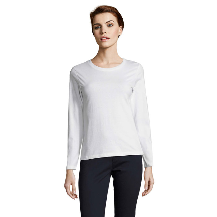 IMPERIAL LSL WOMEN - IMPERIAL LSL DAMEN T-SHIRT - White