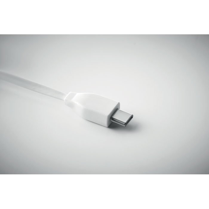 CLAUER - Schlüsselring-Ladekabel 3in1