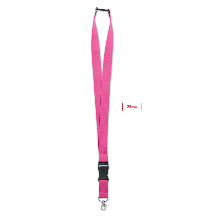 WIDE LANY - Lanyard mit Metallkarabiner - Fuchsie