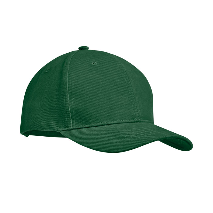 TEKAPO - Baseball cap 6 panels 270g/m² - Dunkelgrün