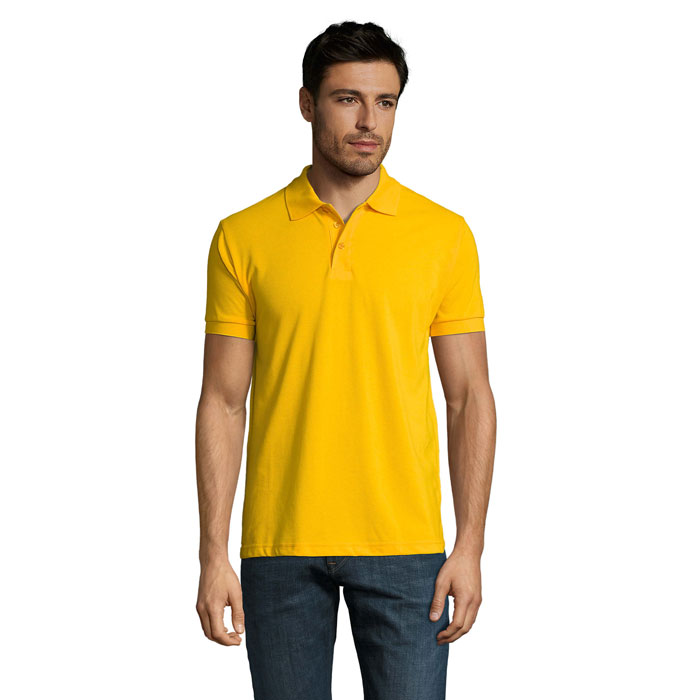 PRIME MEN - PRIME HERREN POLO 200g - Gold