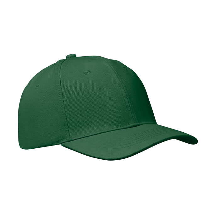 BUFFALO - Baseball cap 6 panels 260g/m² - Dunkelgrün