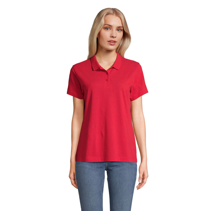 PULSE WOMEN - PULSE DAMEN POLO - Red