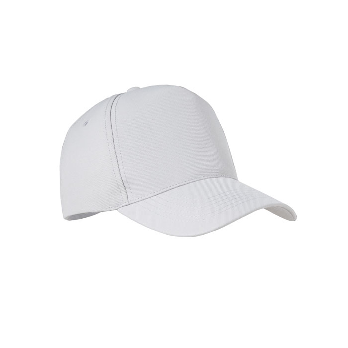 SENGA - Rpet cap 5 panels 210g/m² - Weiß
