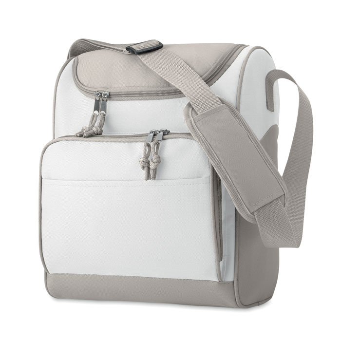 ZIPPER - Kühltasche mit Fronttasche - Weiß