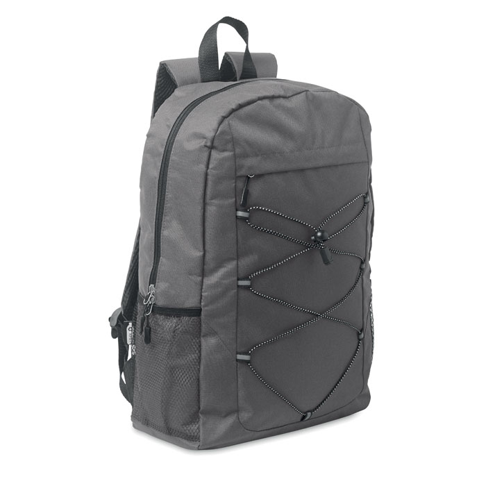 HIGE - Rucksack 600D RPET Polyester - Steingrau