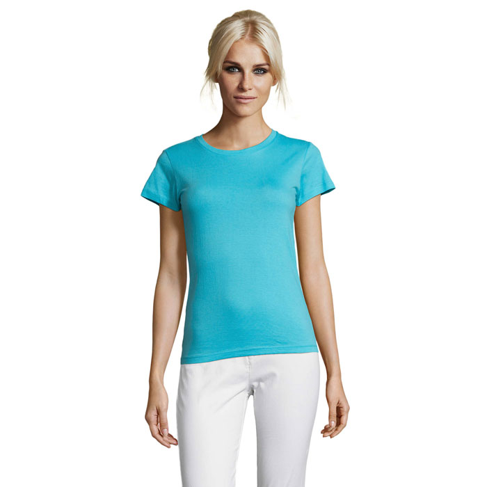 REGENT WOMEN - REGENT DAMENT-SHIRT 150g - Atoll-Blau