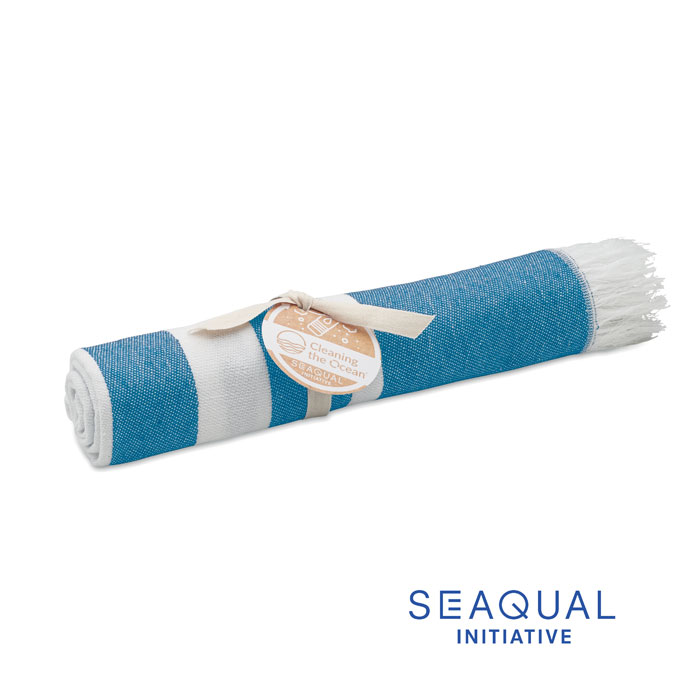 WAVE - SEAQUAL® Hamamtuch 100x170 - Türkis