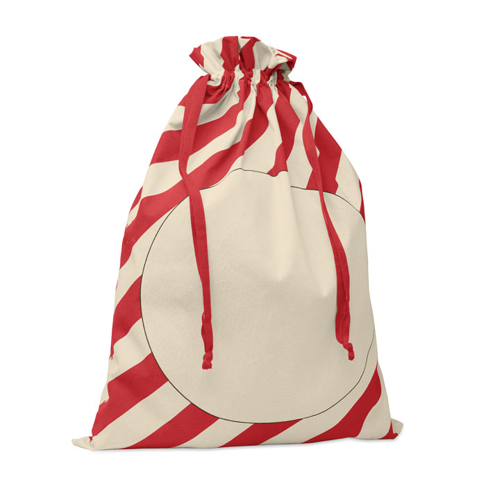 Beutel mit Kordelzug Xmas - Rot