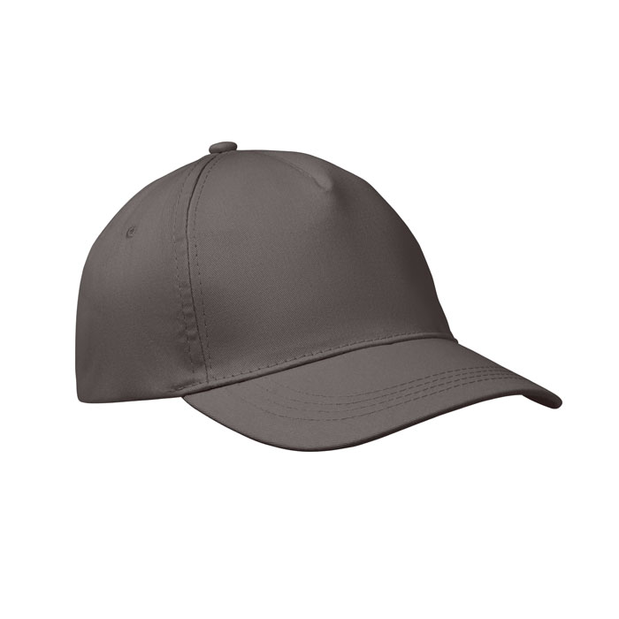 BUZZ - Baseball cap 5 panels 160g/m² - Steingrau
