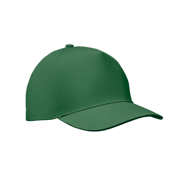 SUNNY - Baseball cap 5 panels 180gr - Dunkelgrün