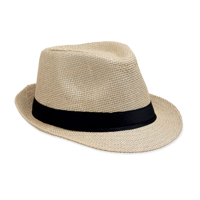 BOOWIE - Papierstroh-Hut - Beige