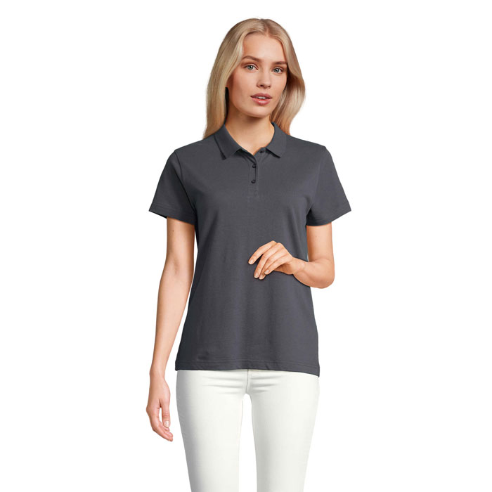 PULSE WOMEN - PULSE DAMEN POLO - Mausgrau