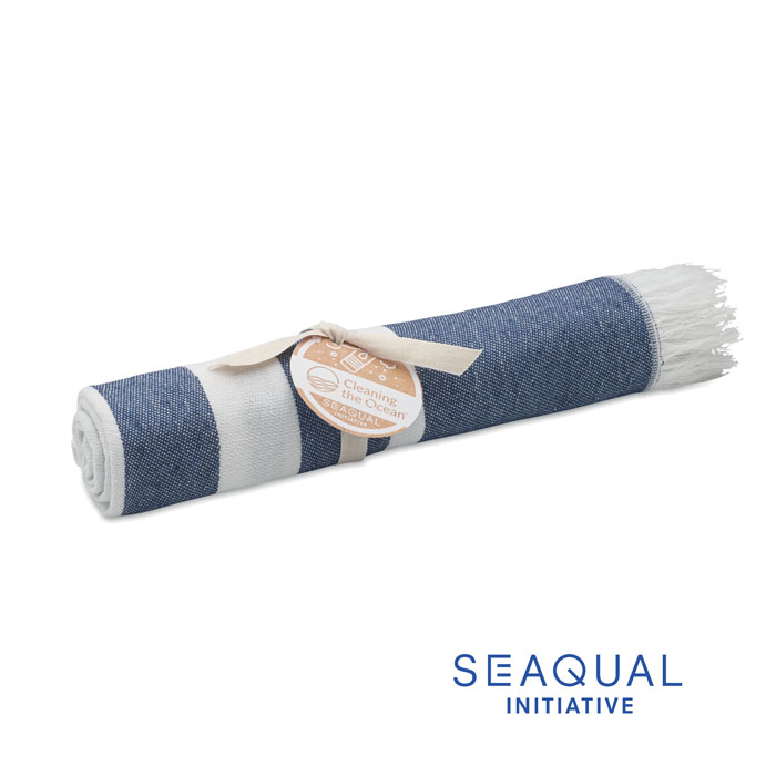 WAVE - SEAQUAL® Hamamtuch 100x170 - Blau