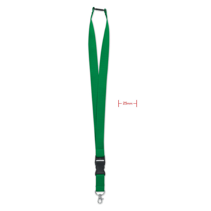 WIDE LANY - Lanyard mit Metallkarabiner - Grün