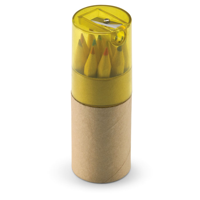 LAMBUT - 12 Buntstifte - Transparent Gelb