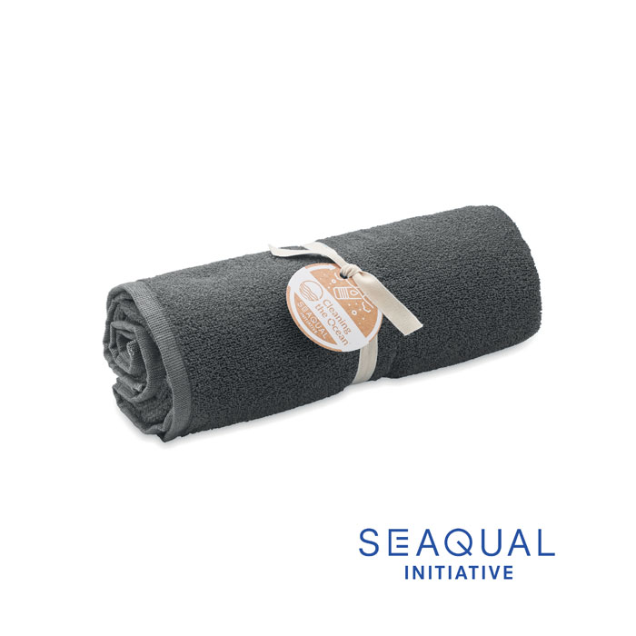 SAND - SEAQUAL® Handtuch 70x140cm - Grau