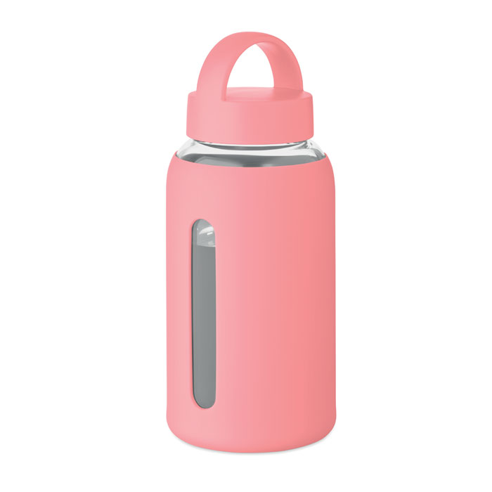 BORIS - Flasche Borosilikatglas 600ml - Babyrosa