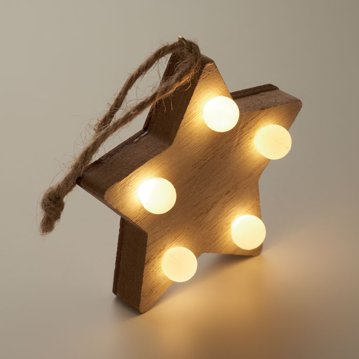 LALIE - Anhänger aus Holz mit LED