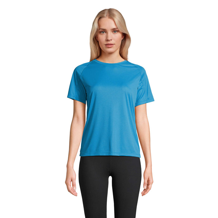 VORTEX WOMEN - VORTEX WOMEN RAGLAN T-SHIRT - Aqua
