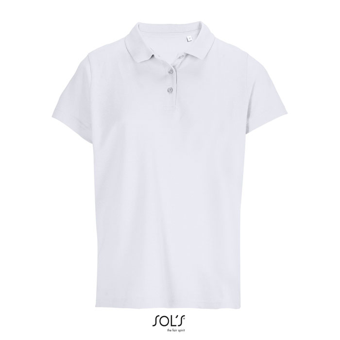 PULSE WOMEN - PULSE DAMEN POLO - White