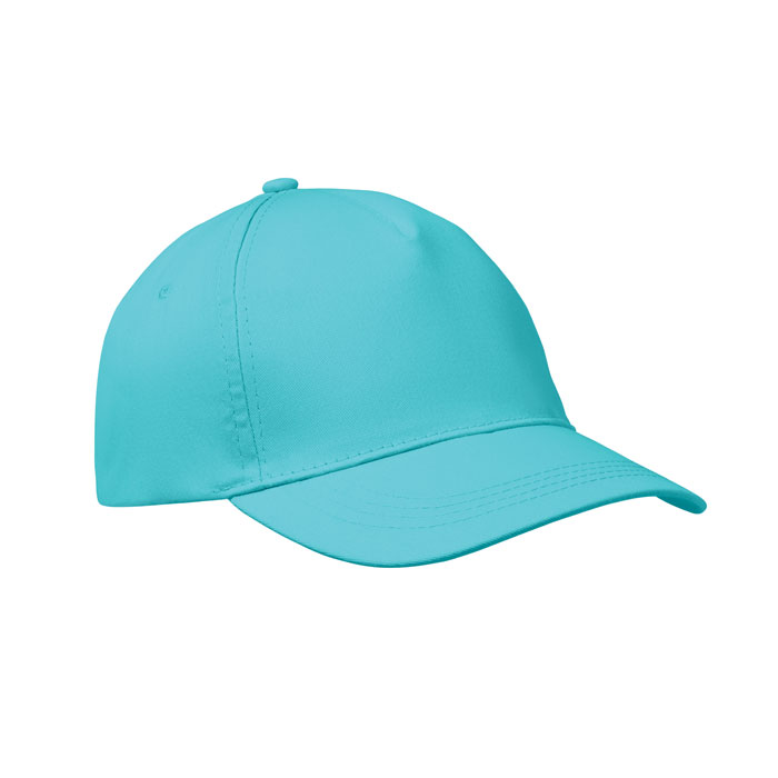 BUZZ - Baseball cap 5 panels 160g/m² - Türkis