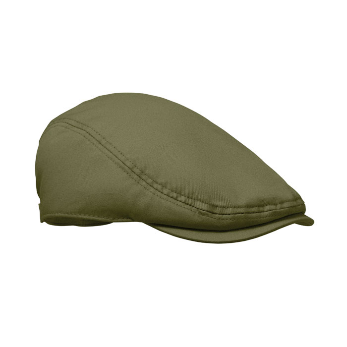 FLAT PEAK - Newsboy-Kappe 235 g/m² - Armeegrün