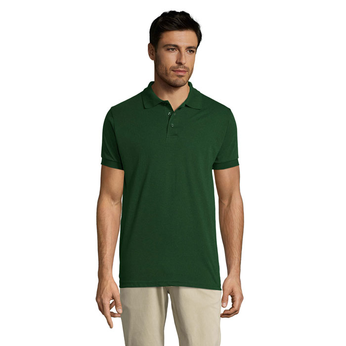 PRIME MEN - PRIME HERREN POLO 200g - Bottle Green