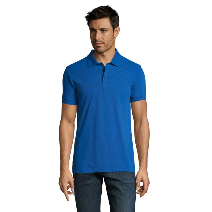 PRIME MEN - PRIME HERREN POLO 200g - Royal Blue