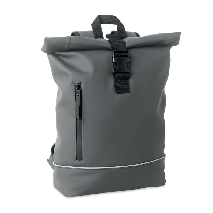 LAPTOSA - 15" Rolltop-Laptop-Rucksack - Steingrau