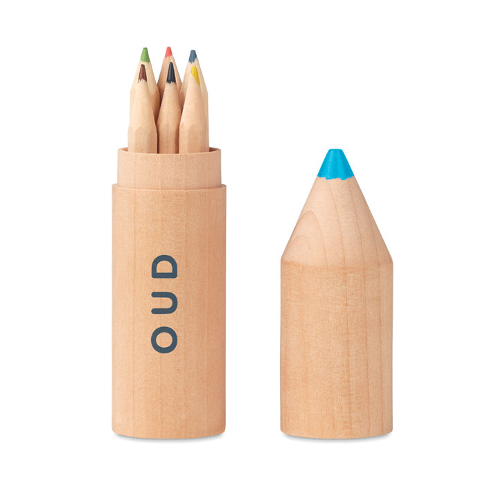 PETIT COLORET - Holzbox mit 6 Stiften