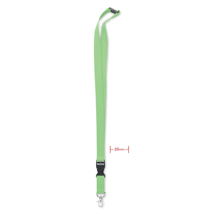 LANNYCOT - Lanyard Baumwolle 20mm - Limette