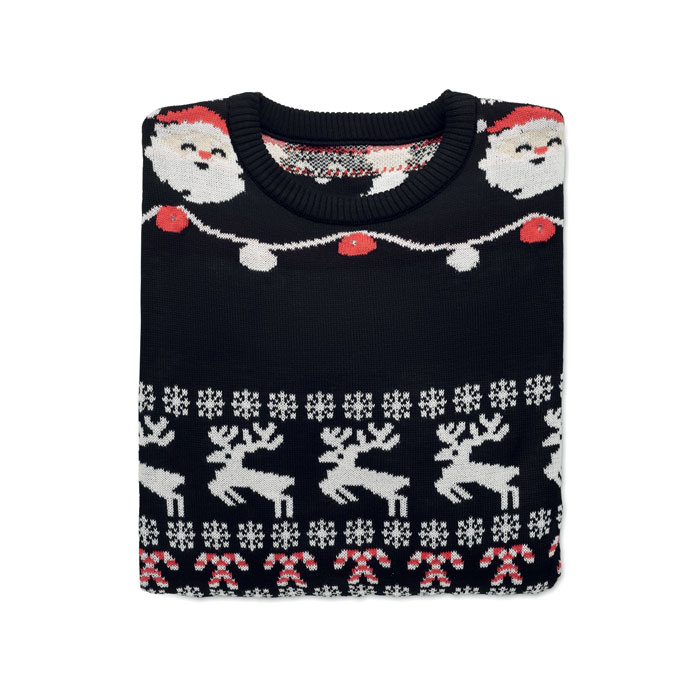 SHAMIS - Weihnachts-LED-Pullover S/M